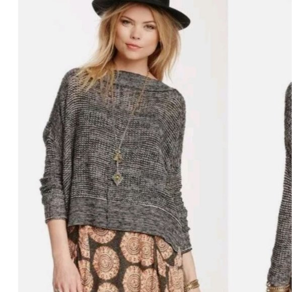 FREE PEOPLE HIGH/LOW  LONG SLEEVE TOP - Picture 1 of 11